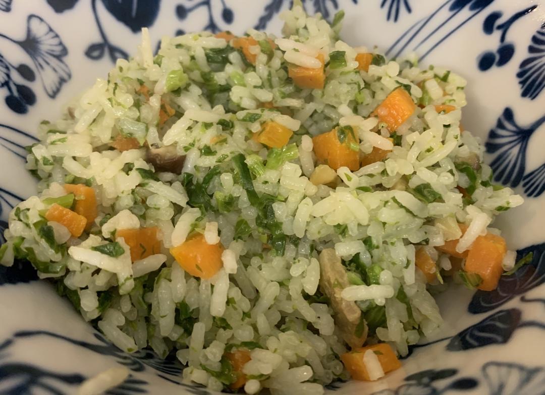 火腿腊肉香菇菜饭