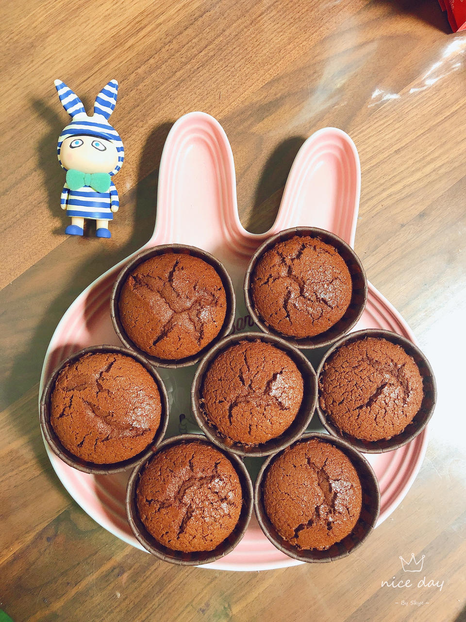 可可巧克力Cupcake纸杯子海绵蛋糕（甜品台都用本方）C6