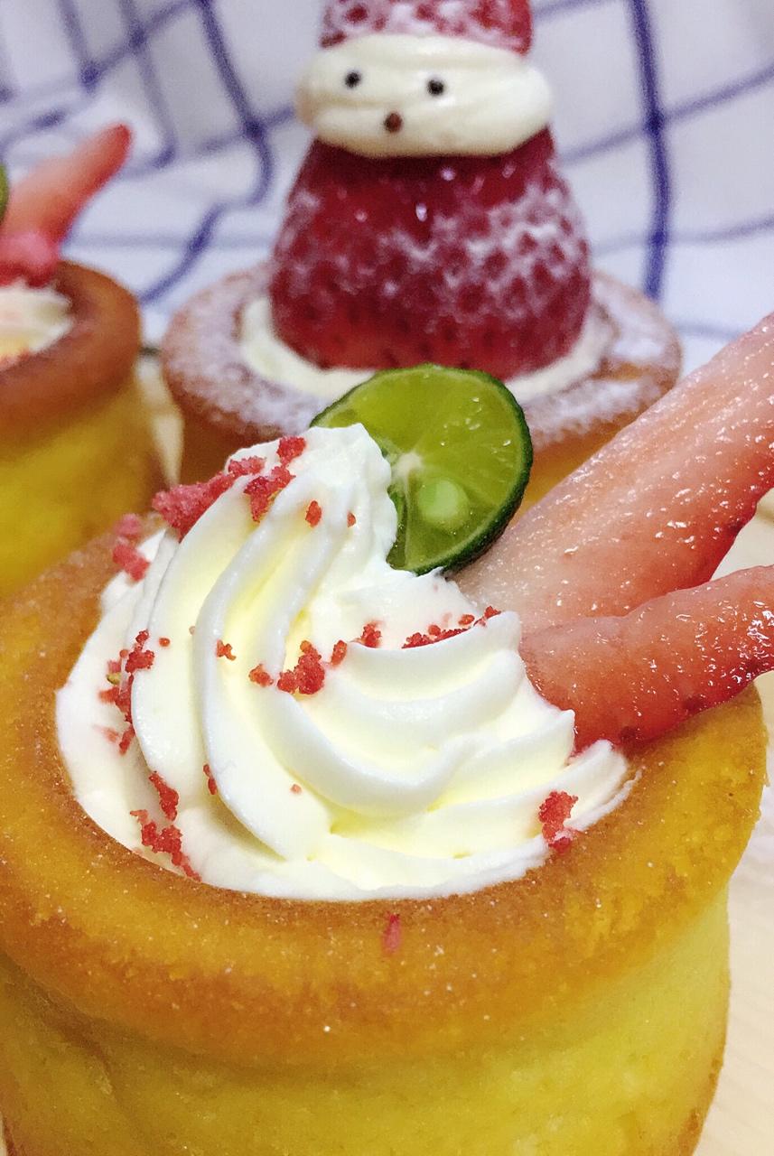 堡尔美克奶油水果杯（小嶋海绵蛋糕）