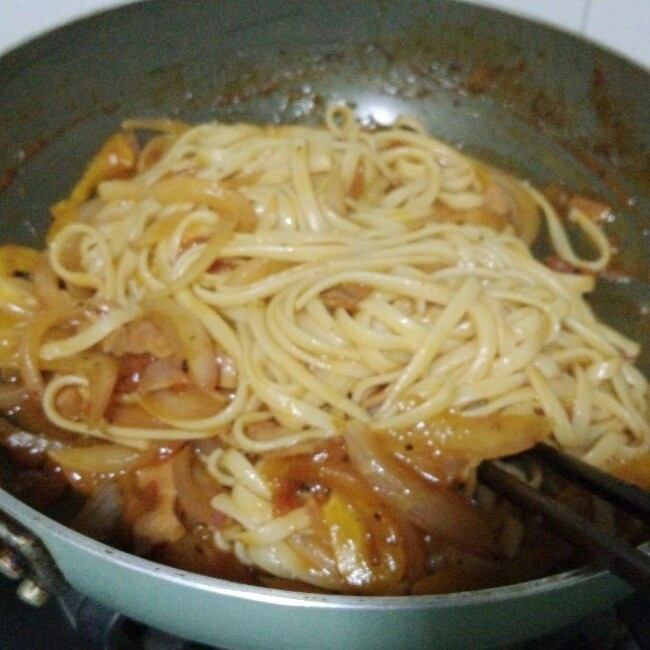 培根番茄意大利面