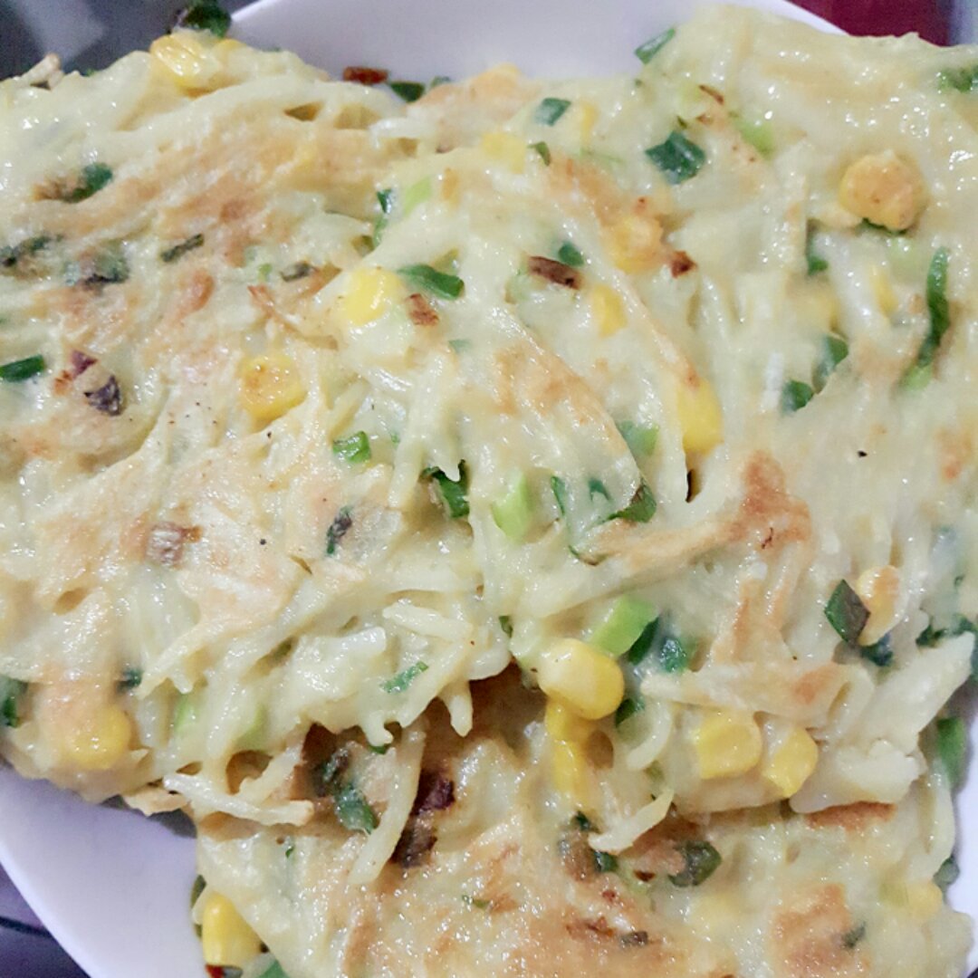 玉米土豆丝小煎饼