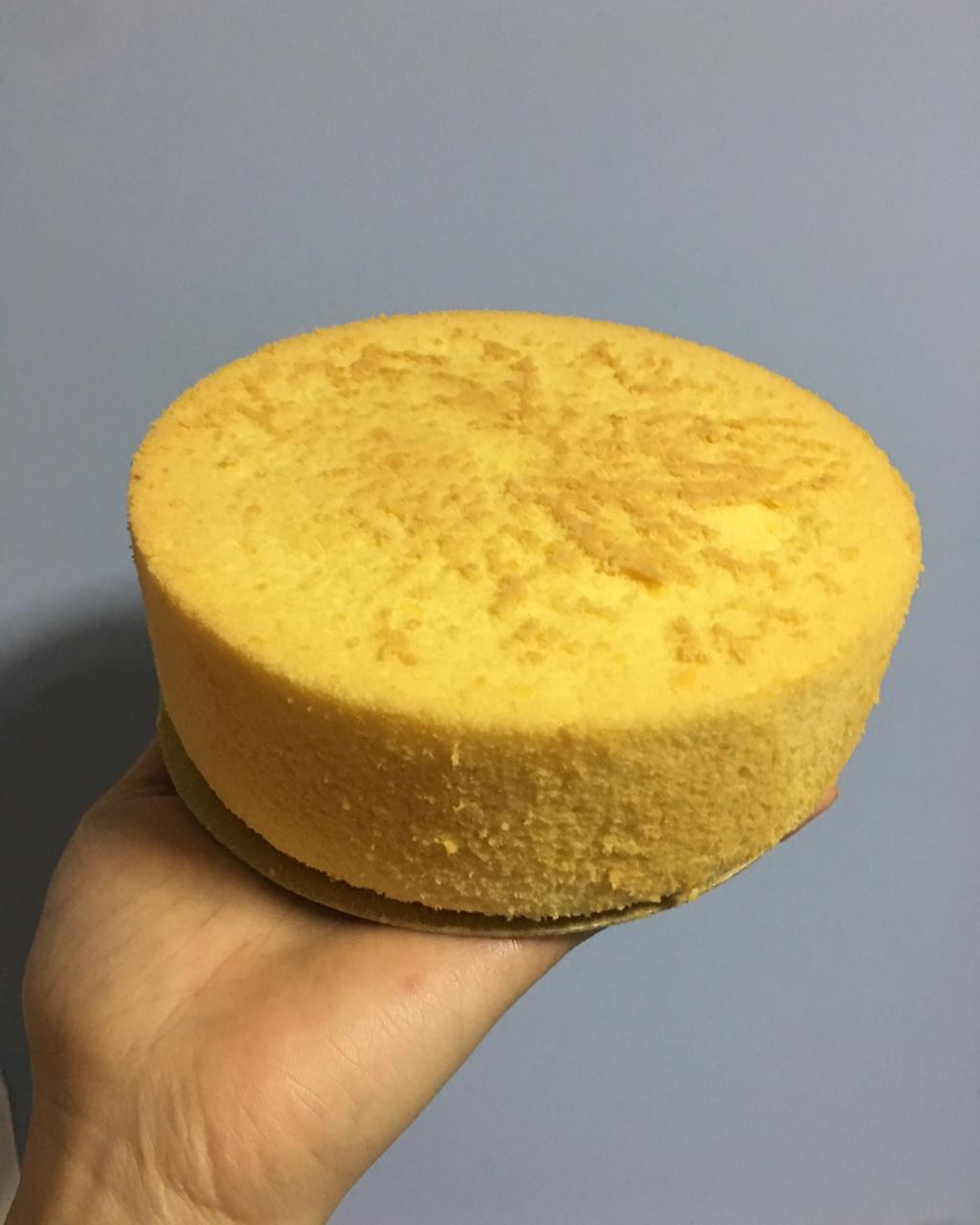 6寸原味戚风蛋糕