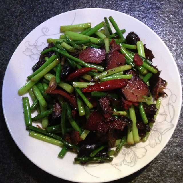 蒜薹炒腊肉