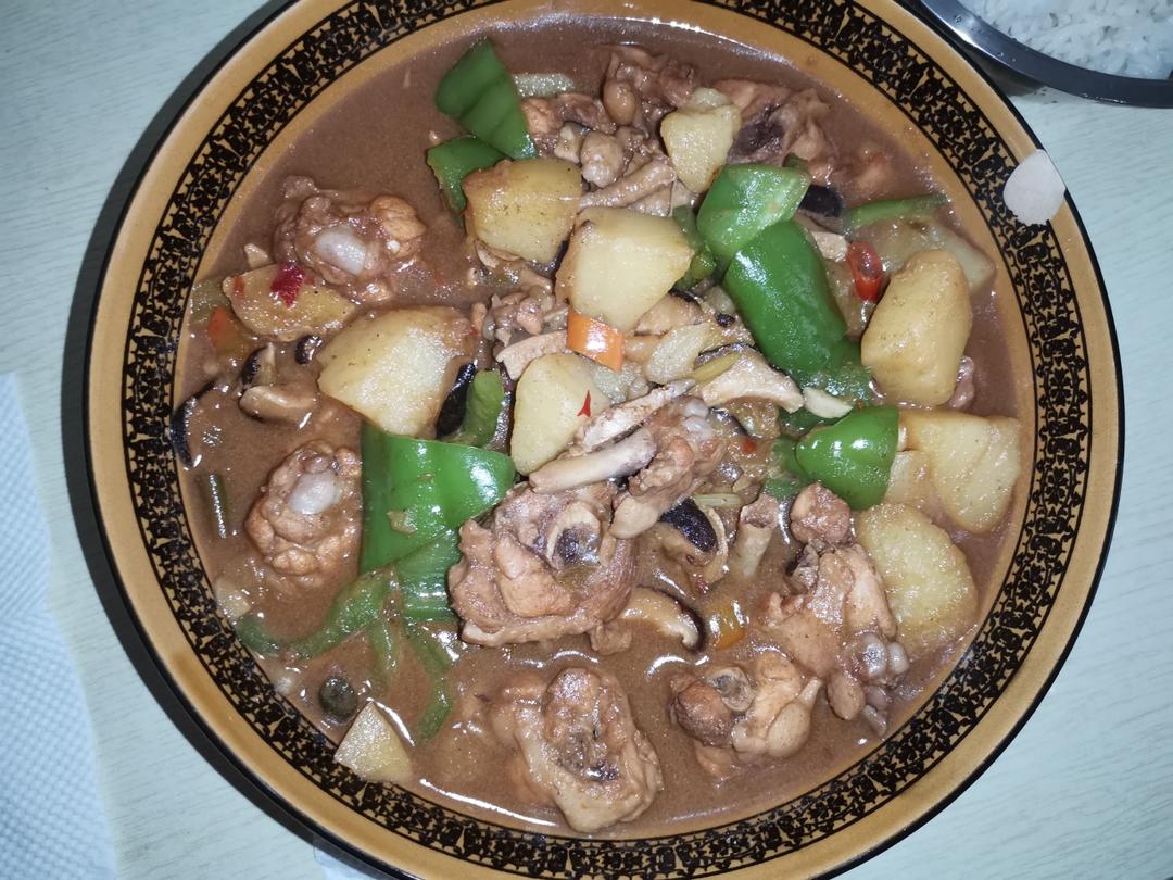 外卖第一名，简单在家做|黄焖鸡米饭