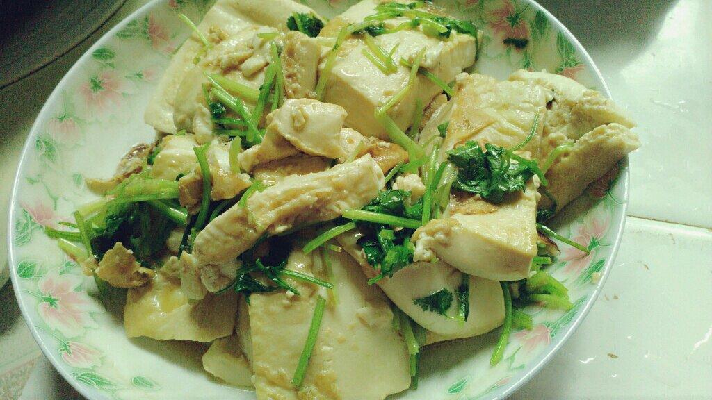 香菜豆腐