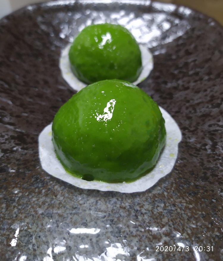 网红青团～～咸蛋黄肉松青团