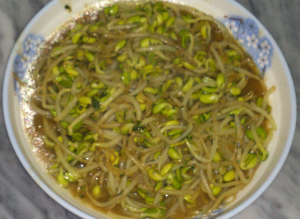 肉炒黄豆芽