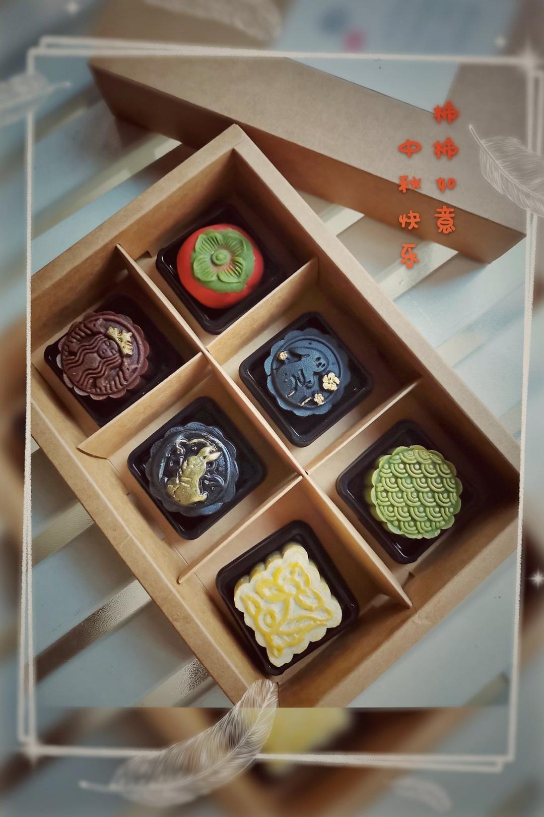 君之版抹茶红豆月饼（无转化糖浆）