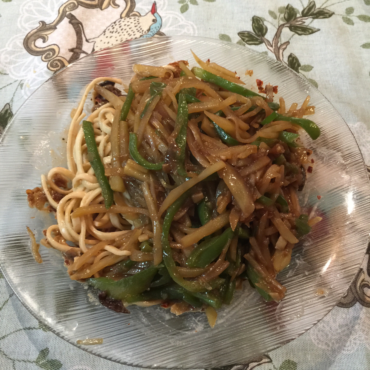 土豆炸酱拌面