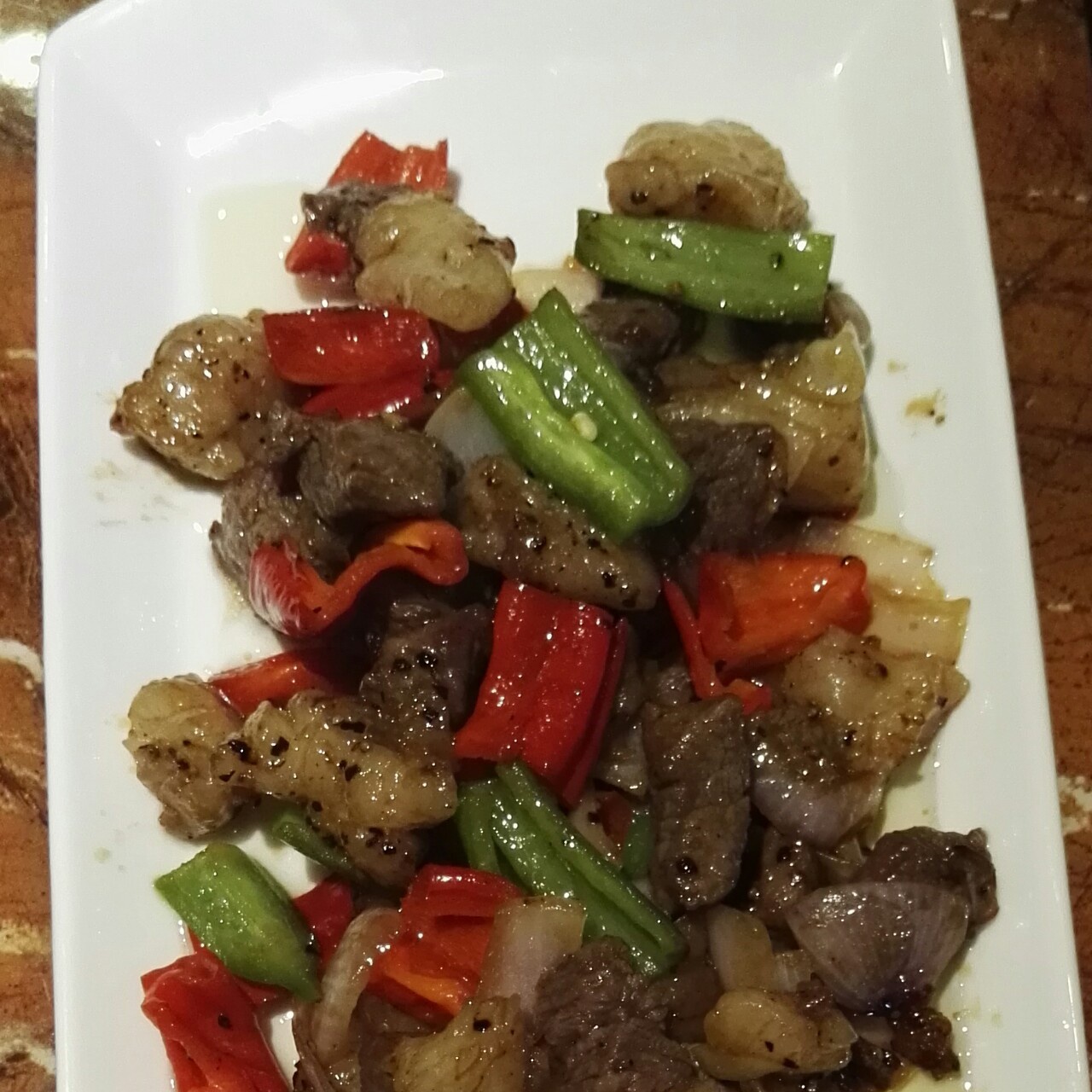 黑椒牛肉粒 Black Pepper Beef Cubes