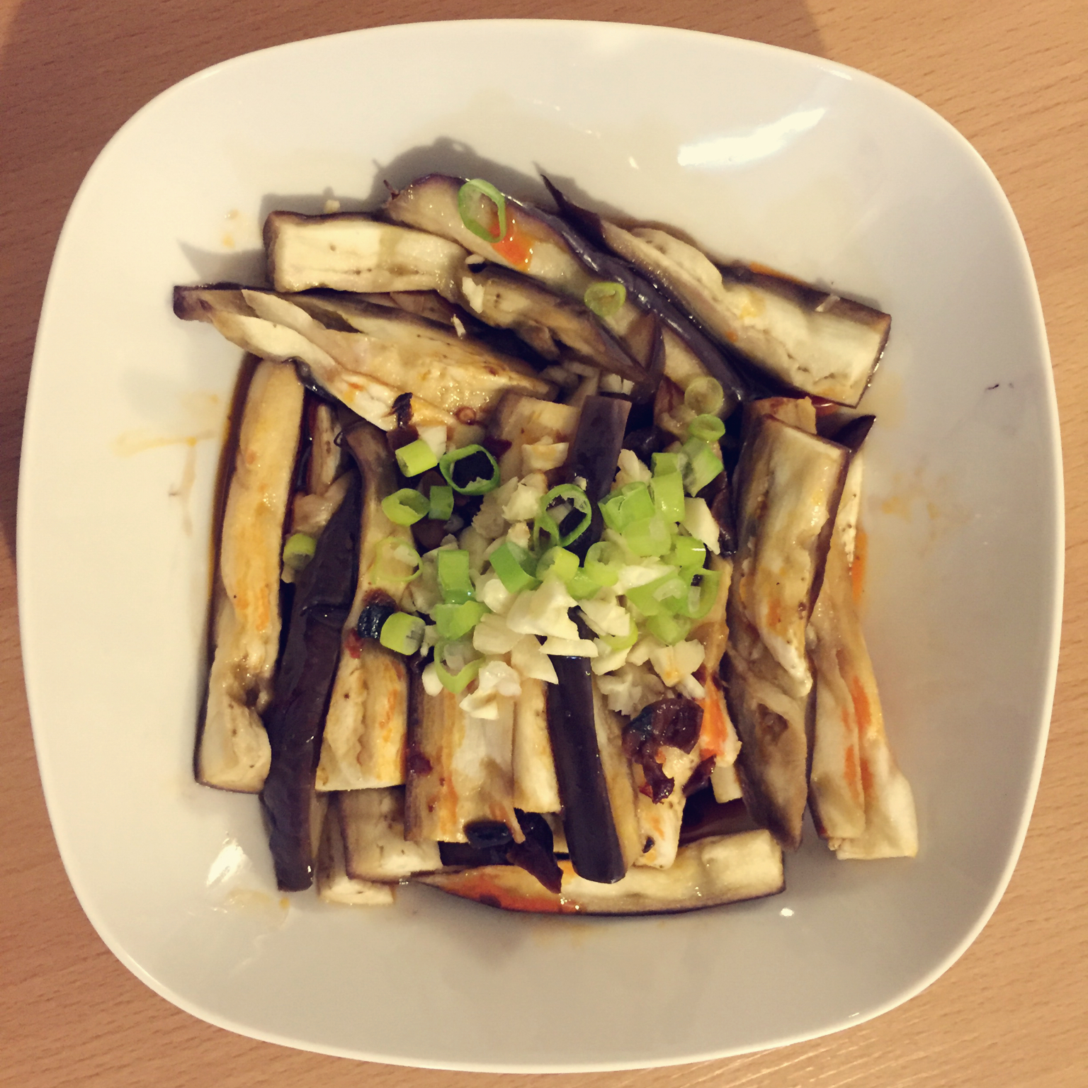 凉拌蒸茄子