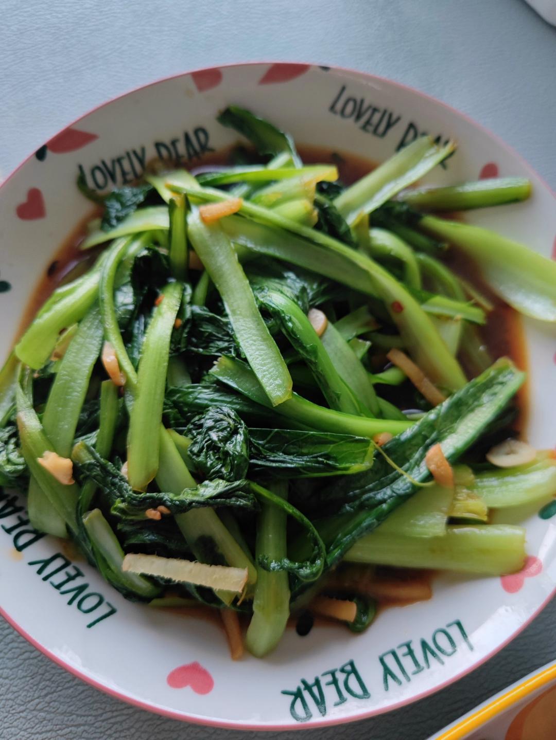 清炒小白菜 简单好吃