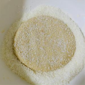 红糖椰丝豆沙糯米饼的做法 步骤8