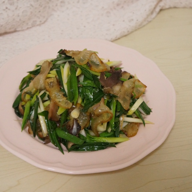 蒜苗炒腊肉