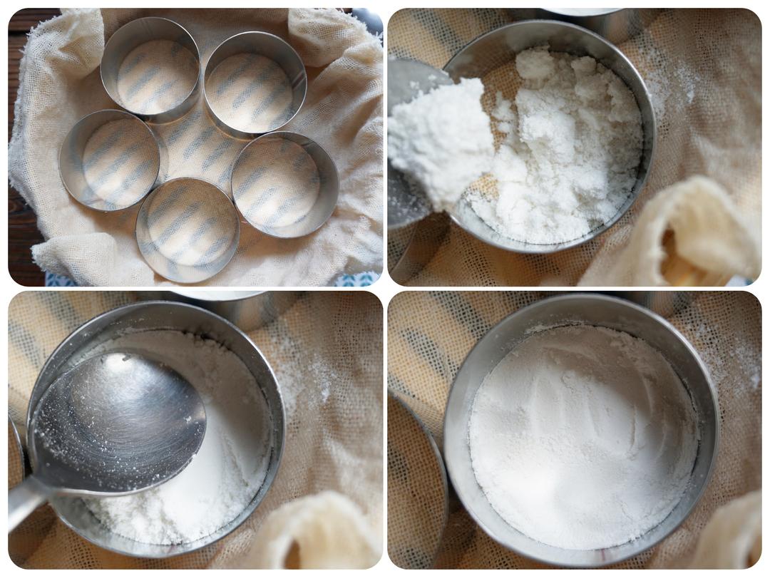 美容養顏小甜品，桂花紫薯山藥糕，軟糯香甜！的做法 步驟8
