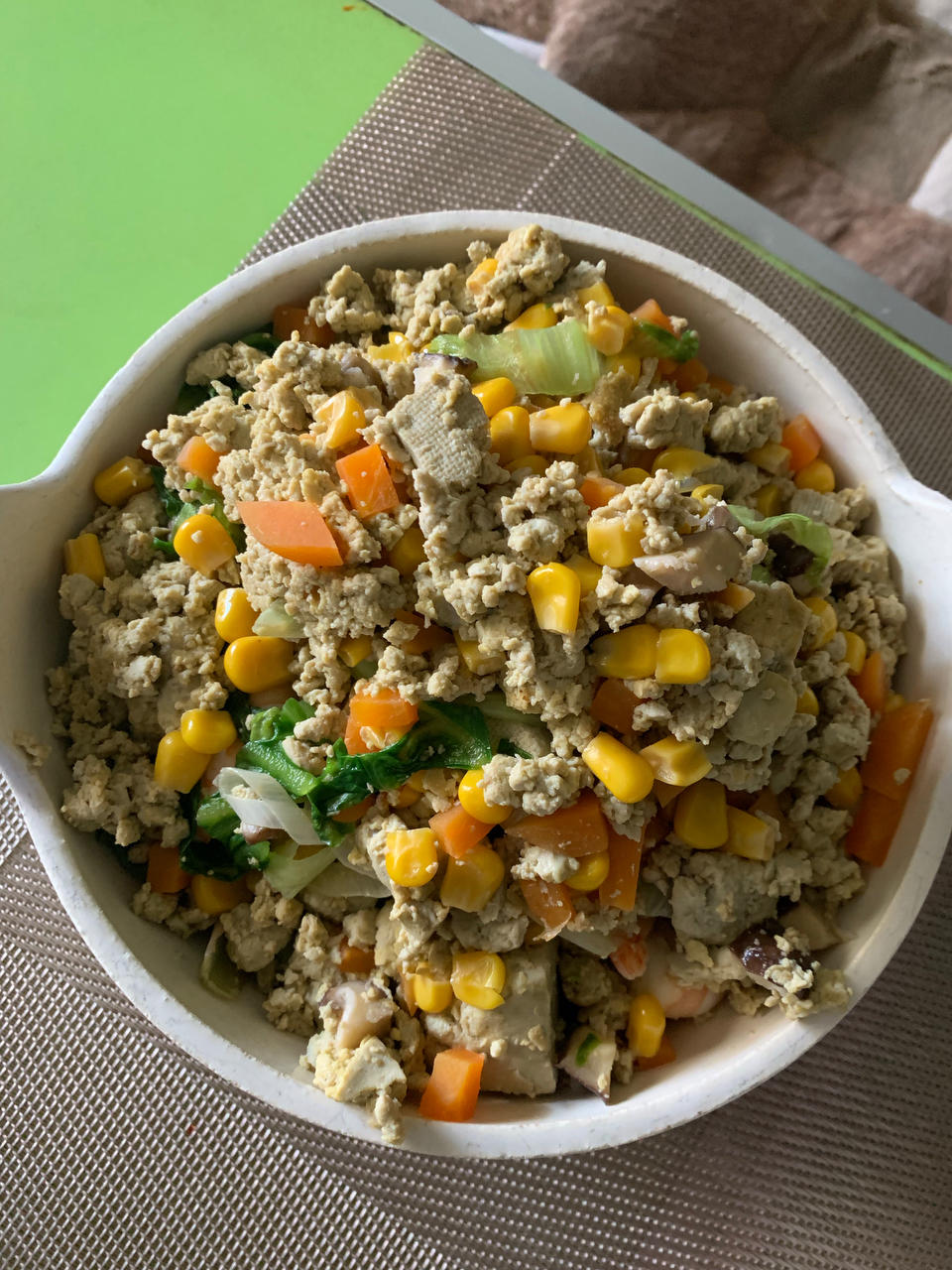 超快手减脂豆腐饭