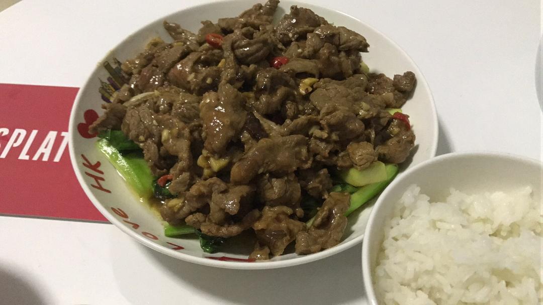 芥蓝牛肉