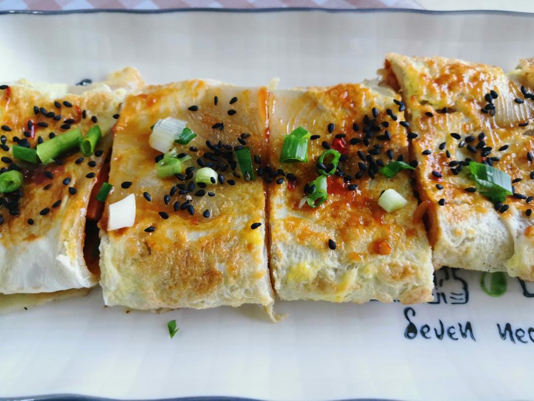 自制软糯冷面皮的烤冷面