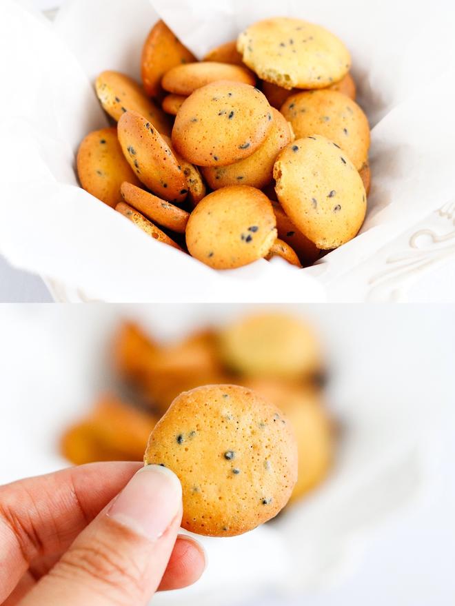 ㊙️零难度🔥芝麻蛋黄饼干‼️香香脆脆超好吃的做法