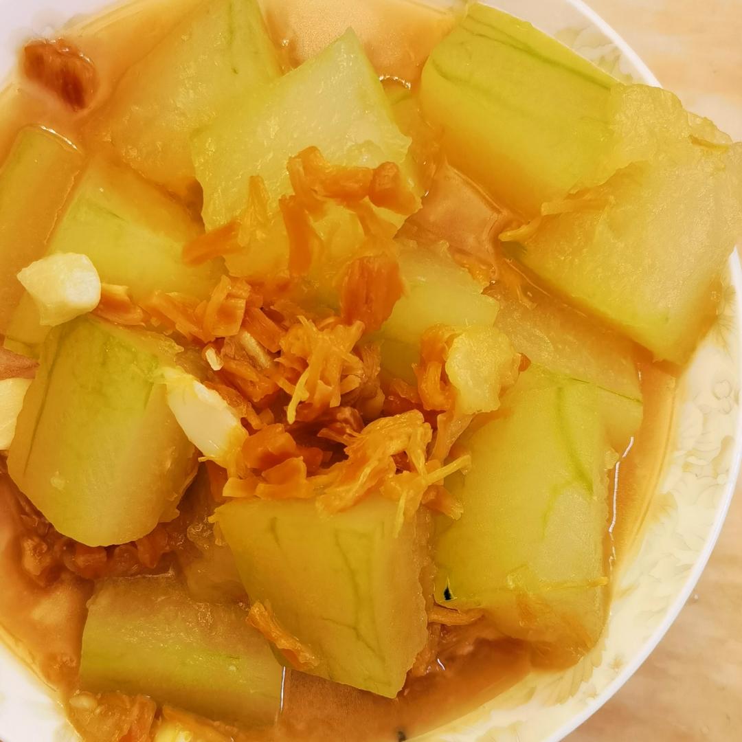 夏日易做又可口的减脂菜——鲜美的瑶柱烧冬瓜的做法