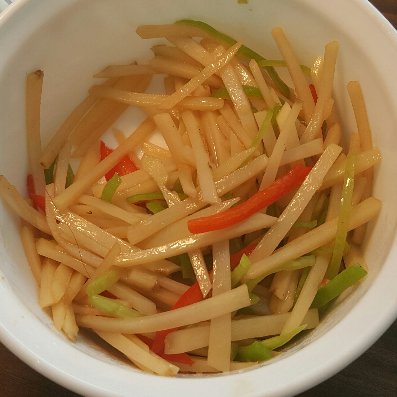 青椒土豆丝