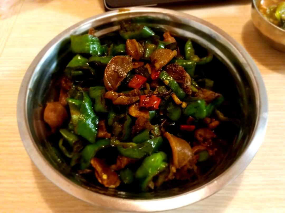 青椒炒鸡胗