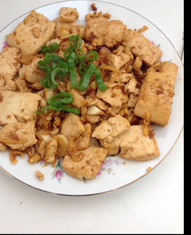 五香煎豆腐