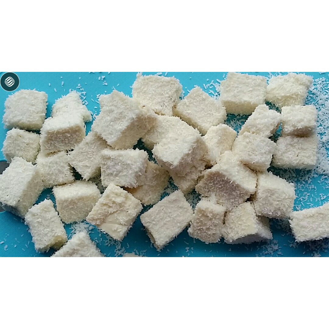 椰蓉牛奶小方