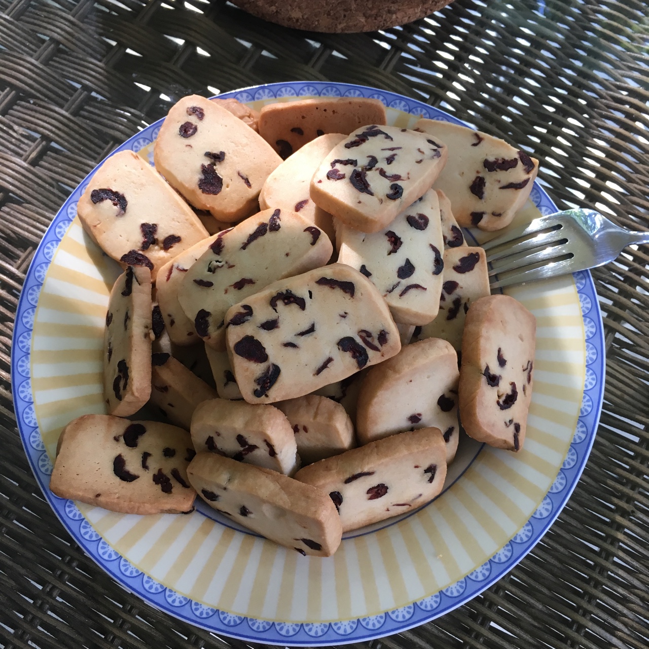 低糖少油版蔓越莓饼干