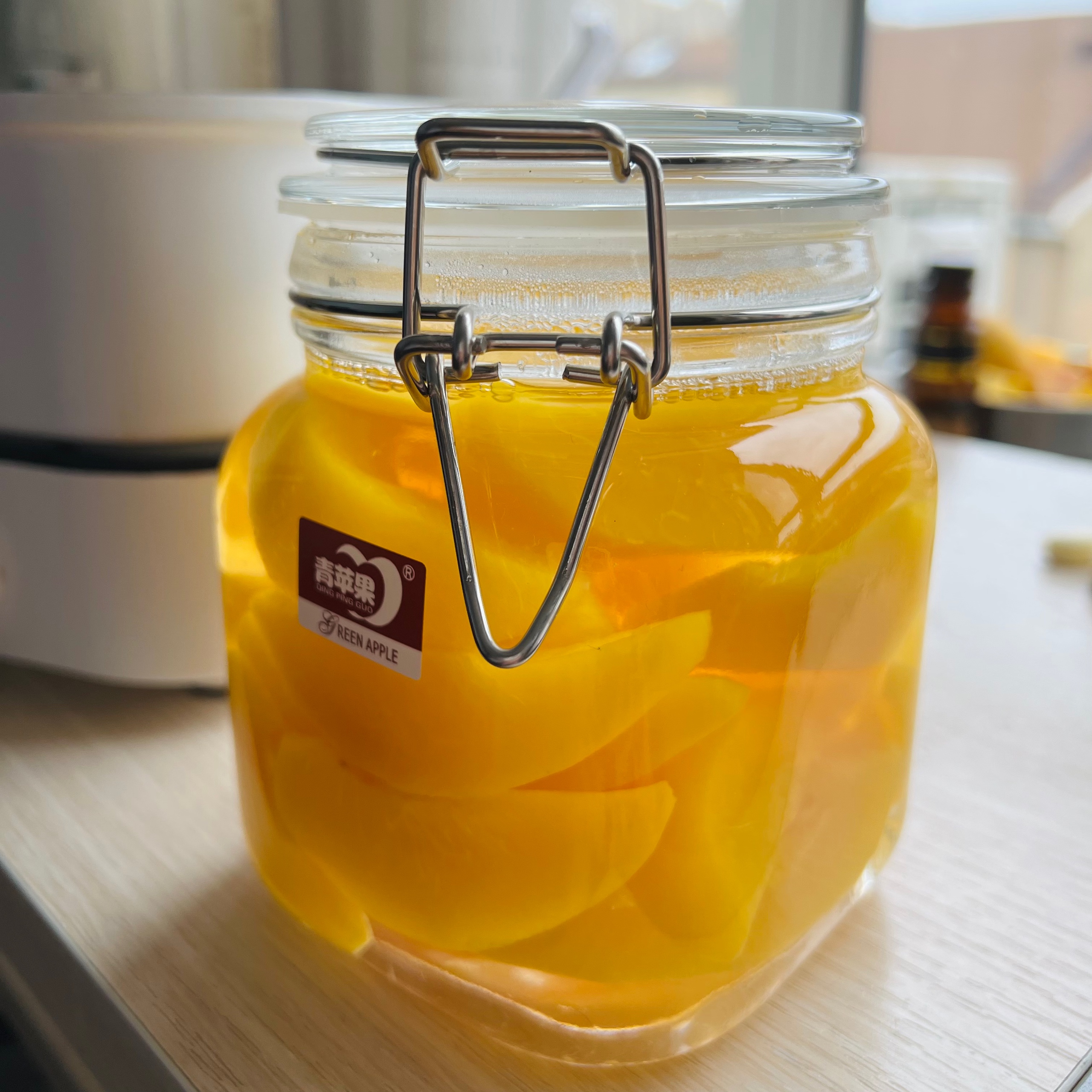 爱心💗黄桃罐头的做法