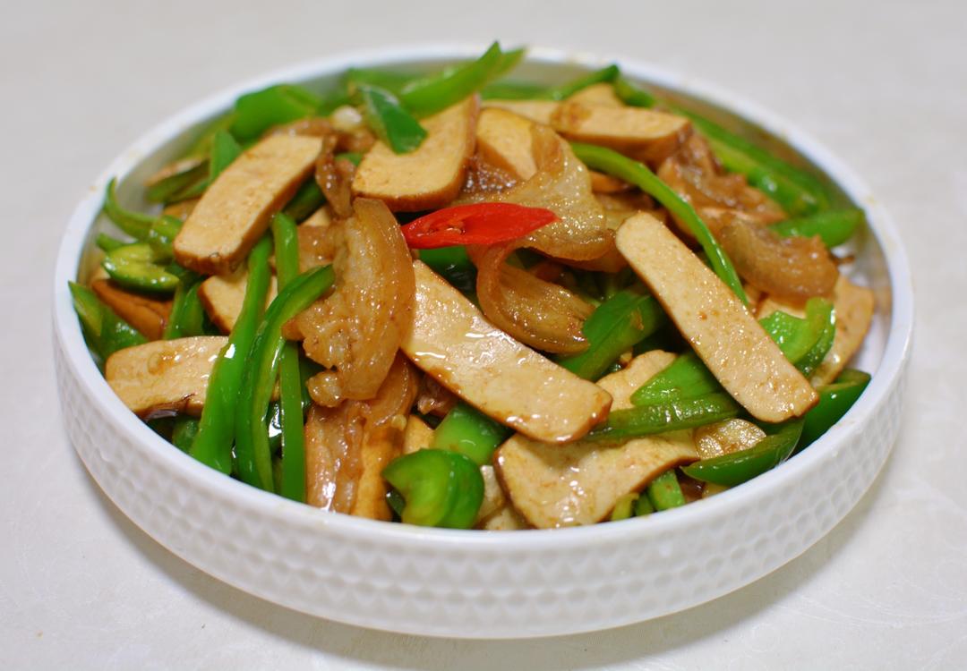 青椒炒香干