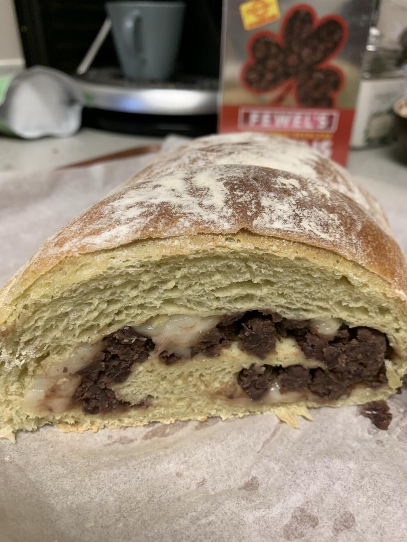 抹茶红豆软面包