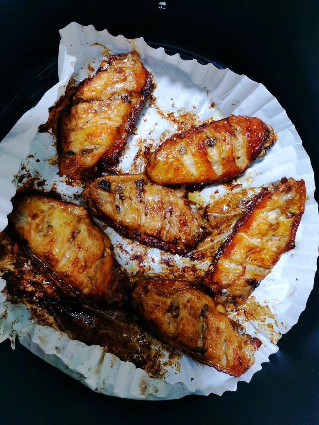 无油！空气炸锅烤鸡翅