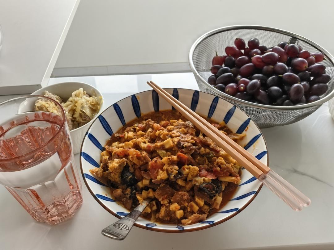 生炒牛肉泡馍