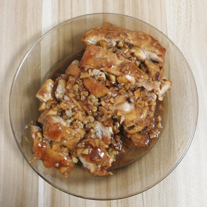 照烧蒜香版鸡腿饭的做法