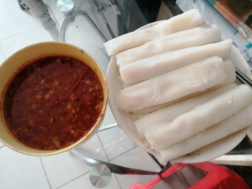 自制猪肠粉·粉卷