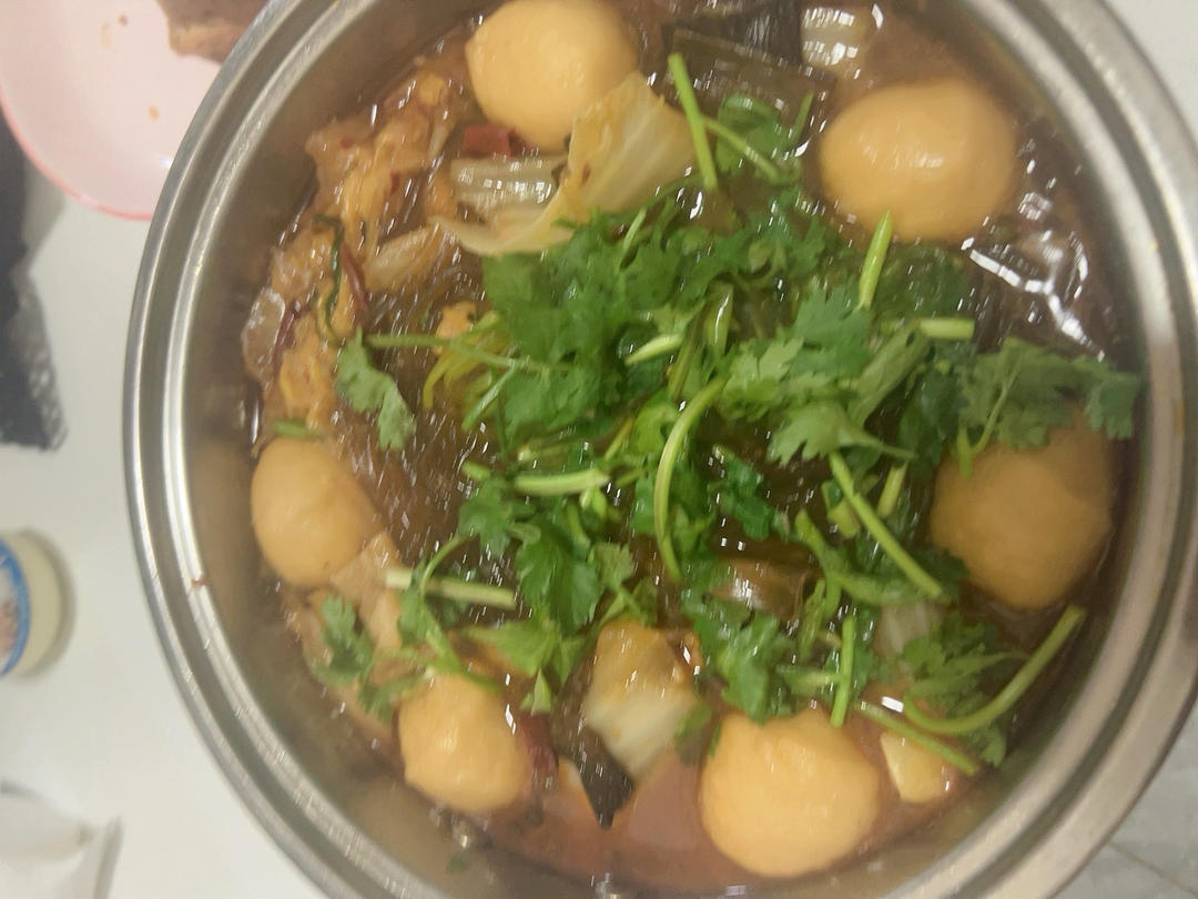 猪肉炖白菜粉丝