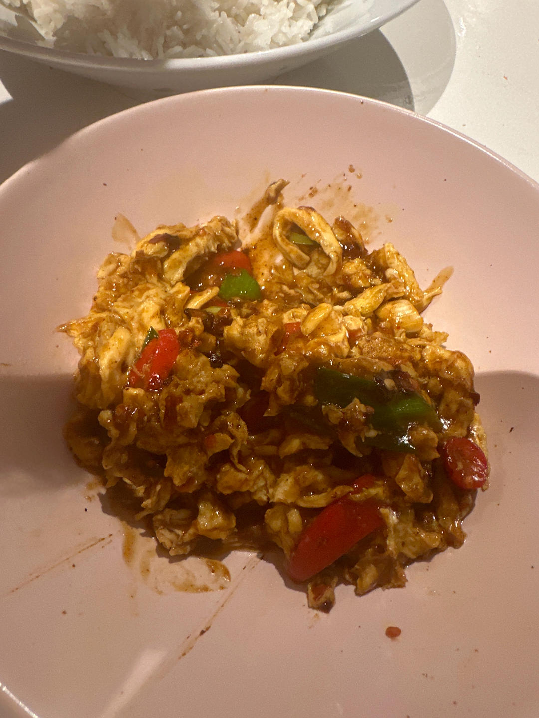 超级下饭的虎皮青椒炒鸡蛋！三碗饭都不够
