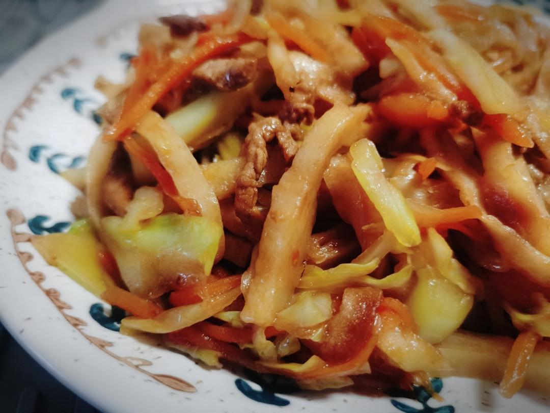 超美味🉐肉丝炒饼💯