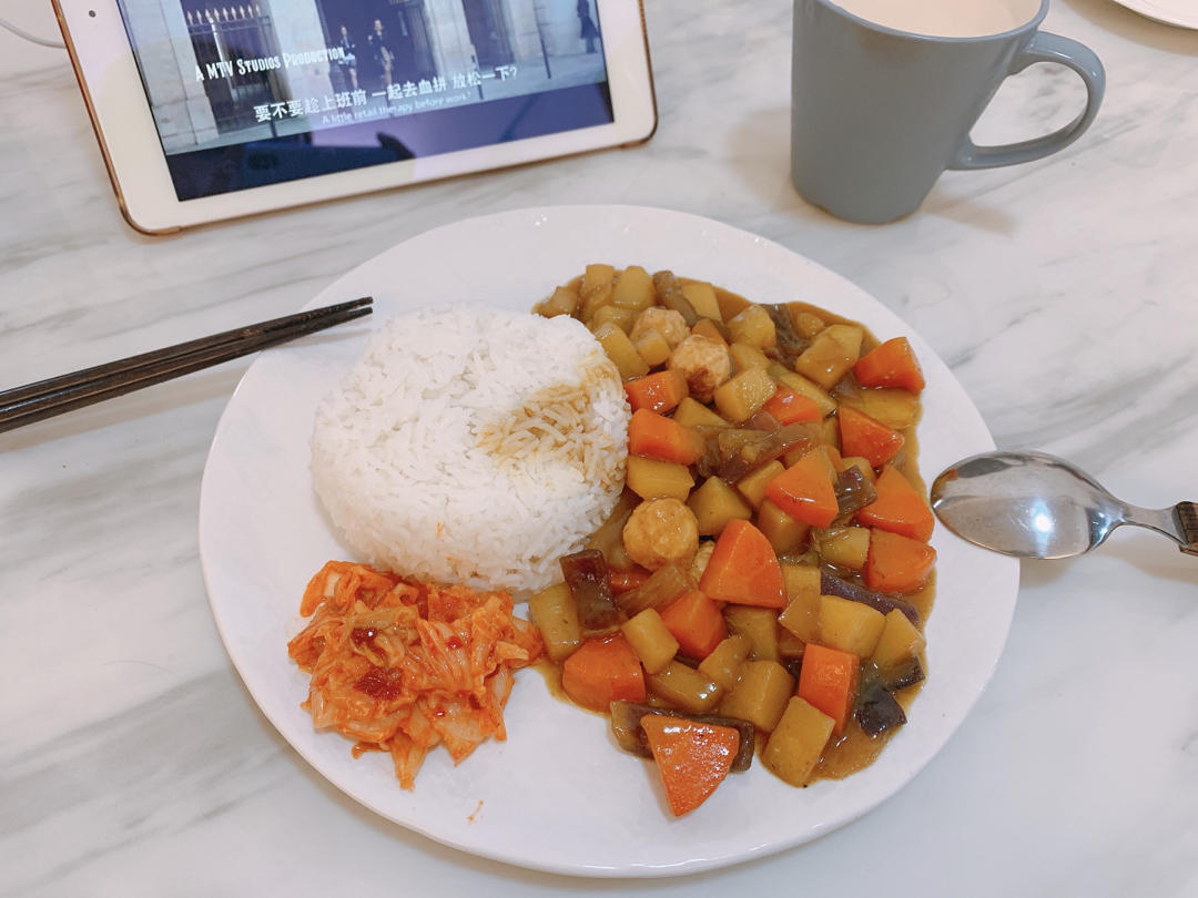 鸡肉咖喱土豆（懒人一定要收藏的菜谱😄）