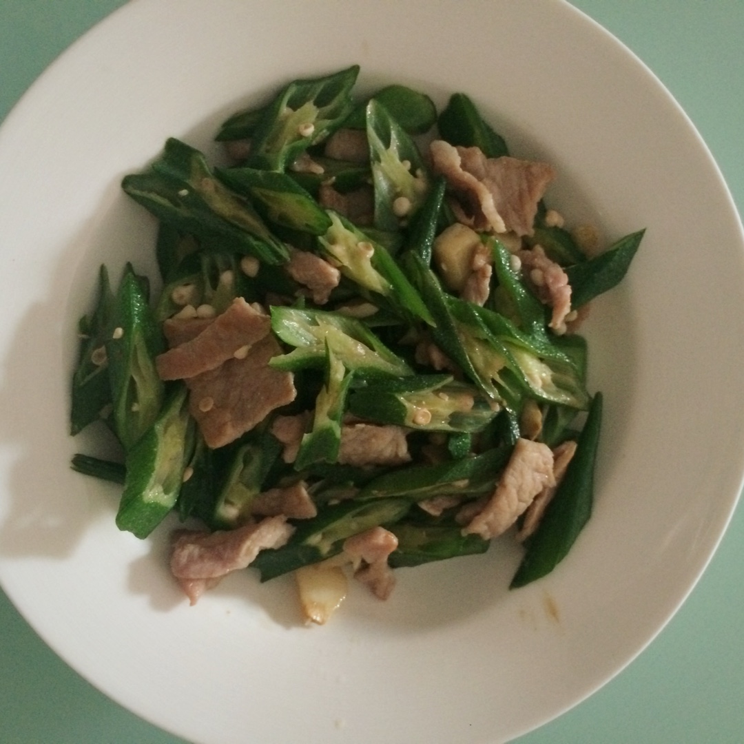 秋葵炒肉