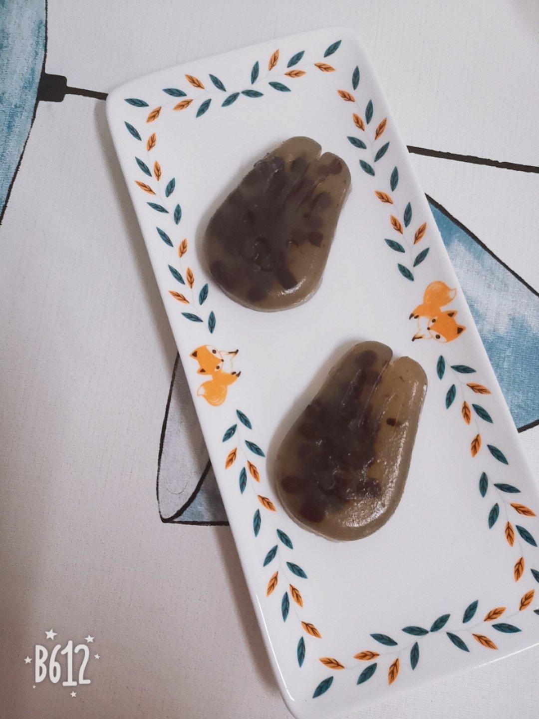 冰晶红豆马蹄糕
