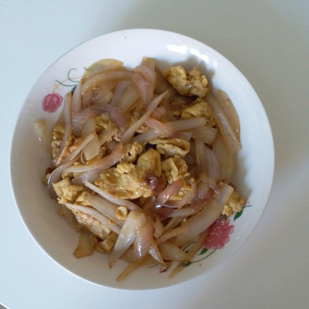 洋葱炒鸡蛋