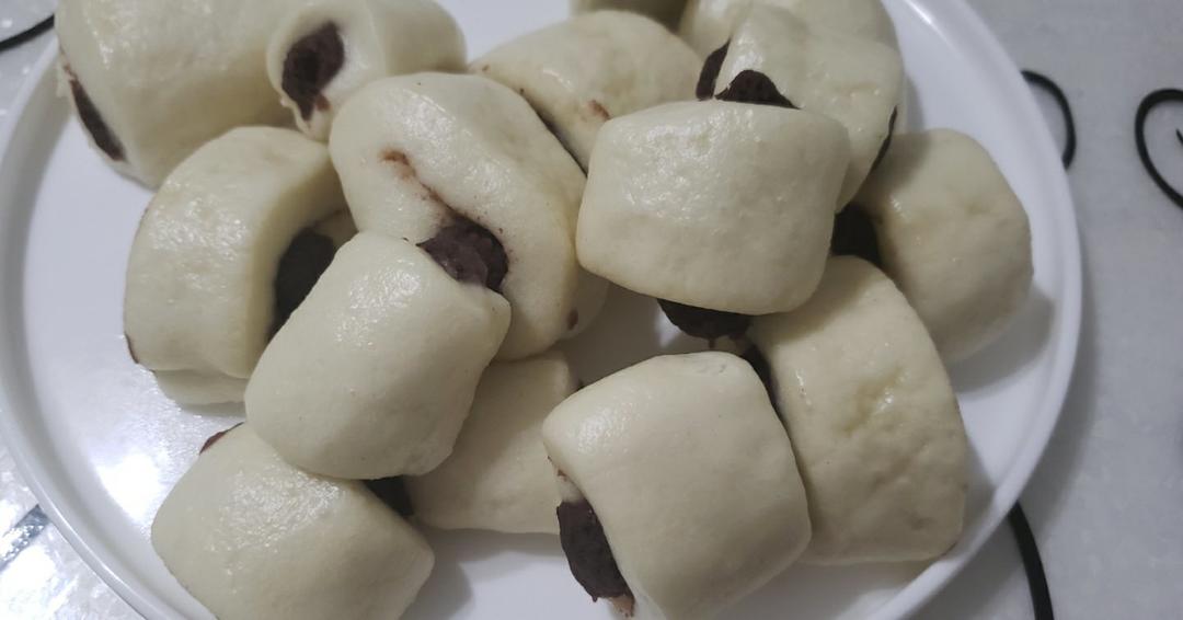 奶香夹心小馒头（一次发酵）