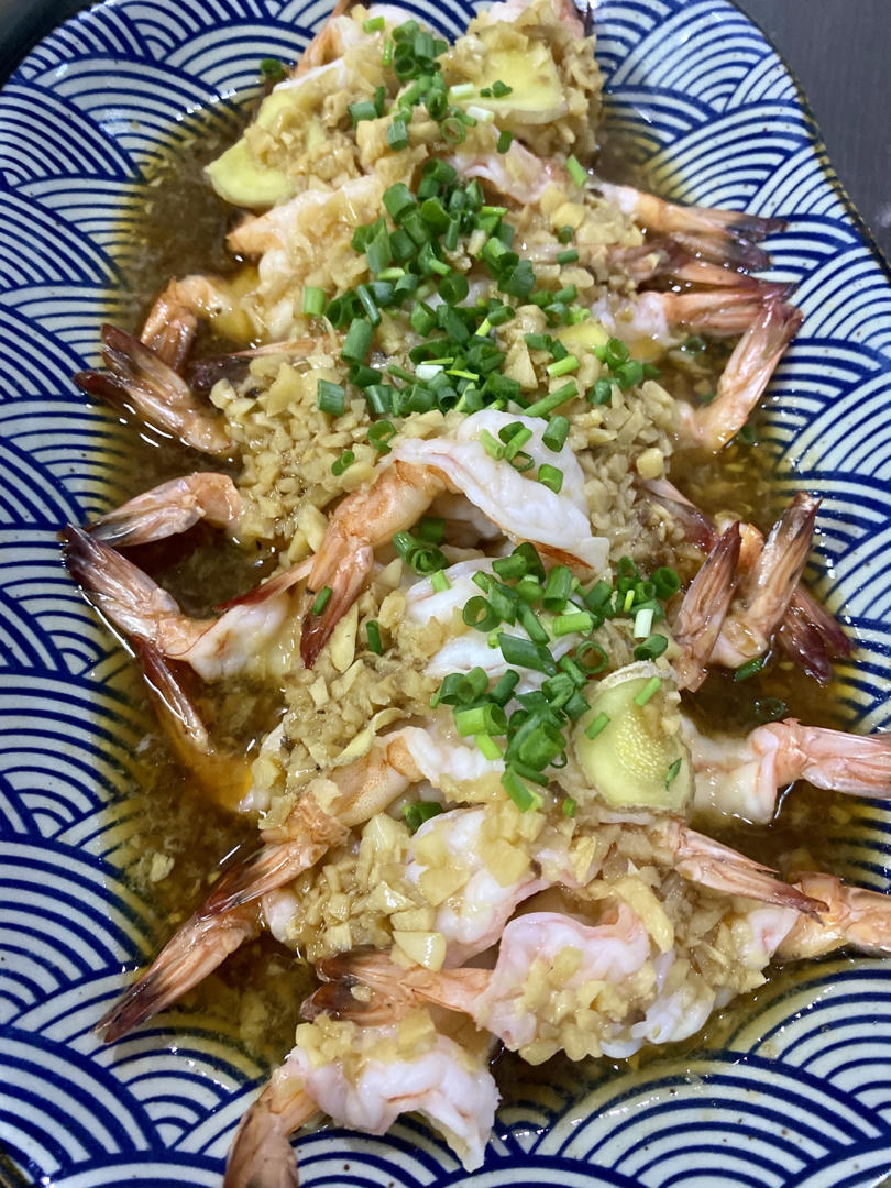 蒜蓉蒸虾