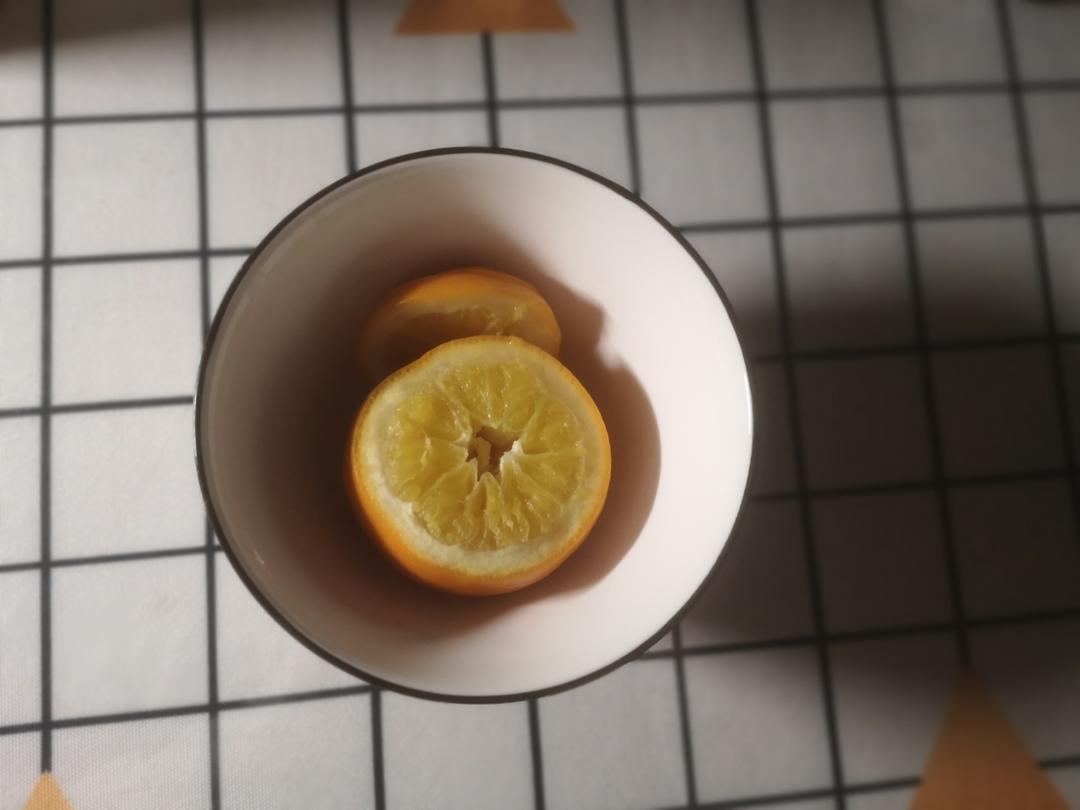 盐蒸橙子，治疗咳嗽，（详细步骤图）