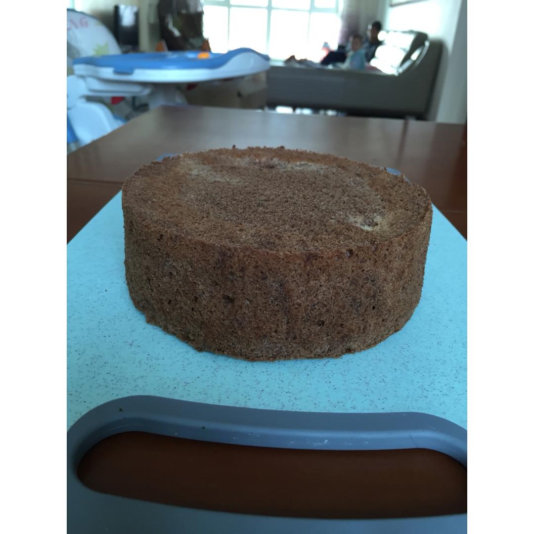 6寸原味戚风蛋糕