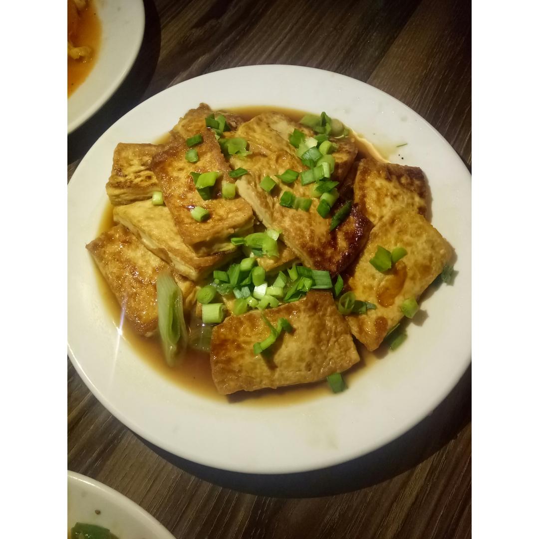 蚝油嫩豆腐