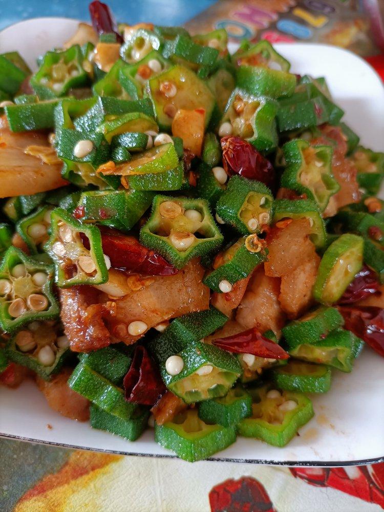 秋葵炒肉(超下饭！)