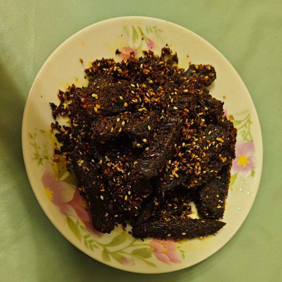 自制麻辣牛肉干